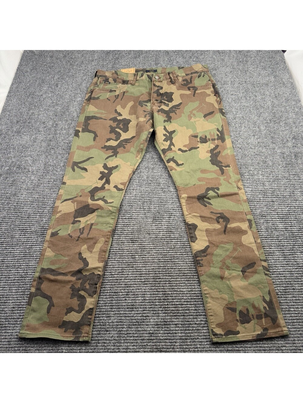 Polo Ralph Lauren Sullivan Slim Camouflage Denim Men’s Size 34x30 Stretch NWT